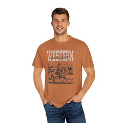 Vintage Style Cowboy Graphic Shirt - Stylish T Shirt