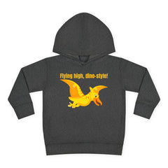 Flying high, dino-style! - Toddler Pullover Fleece Hoodie
