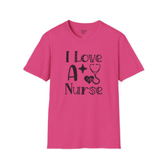 I Love A Nurse - Unisex Softstyle T-Shirt | Nurse Awareness,Gift For Him,Scrubs Lover,Hospital Staff,Gift For Her,RN, Registered Nurse
