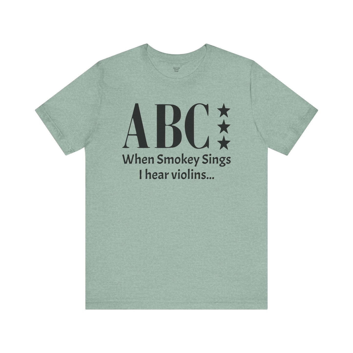 ABC Band tee, When Smokey Sings, vintage style band tee, gift for her, mom's retro tee, 80s music gift, mothers day gift, birthday gift