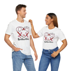 Phlebotomist Heart Butterflies Tee