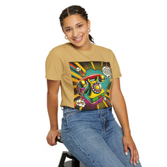 80s Music Telephone Line - Graphic Comfort Colors Garment Dyed Shirt