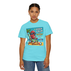 Keep Calm And Kidney On Graphic Unisex Garment-Dyed T-shirt