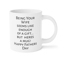 Husband humor mug, funny husband gift, gift from wife, unique husband gift, coffee lover, humorous mug, Fathers Day, present for husband