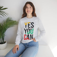 YES YOU CAN - Unisex Heavy Blend™ Crewneck Sweatshirt