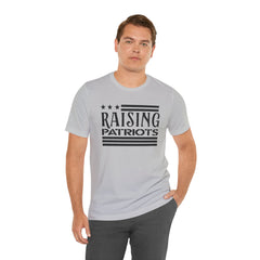 Raising Patriots Tee – Americana Stars & Stripes Family Pride T-Shirt