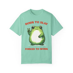 Vintage Style Frog , Born to slay -  Stylish Unisex T Shirt