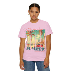 Summer Vibes Graphic T-Shirt - "Take Me Where Summer Never Ends"