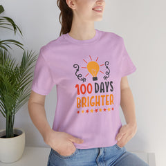 100 Days of School Brighter Teacher Appreciation T-Shirt