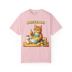 Whisker Cat Baking T-Shirt — Cute Cat Chef Graphic Tee