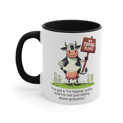 COW TIPPING Awareness - Accent Mugs | Cow Tipping Is Real, Bovine Humor. Gift For Him, Gift For Her, Farm Humor, Cow Fan Gift, Farm Animal
