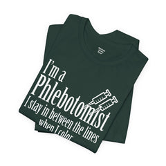Phlebotomist Humor Tee, Funny Medical Shirt, Nurse Gift, Blood Tech Wear, Cute Phlebotomy Humor, Healthcare Apparel