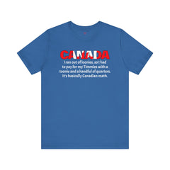 Funny Canadian Tim Hortons reference Tee