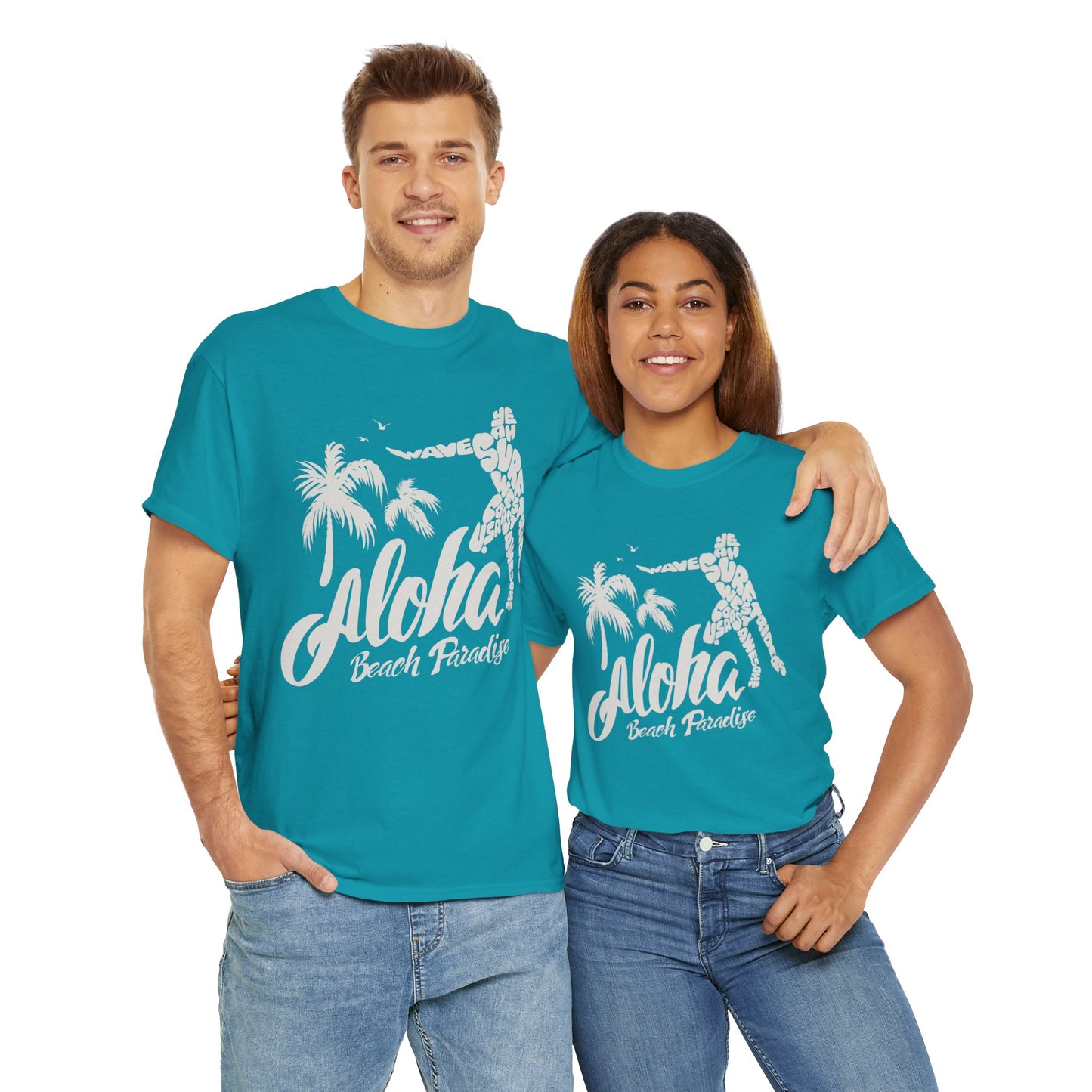 Aloha Paradise Unisex Heavy Cotton Tee