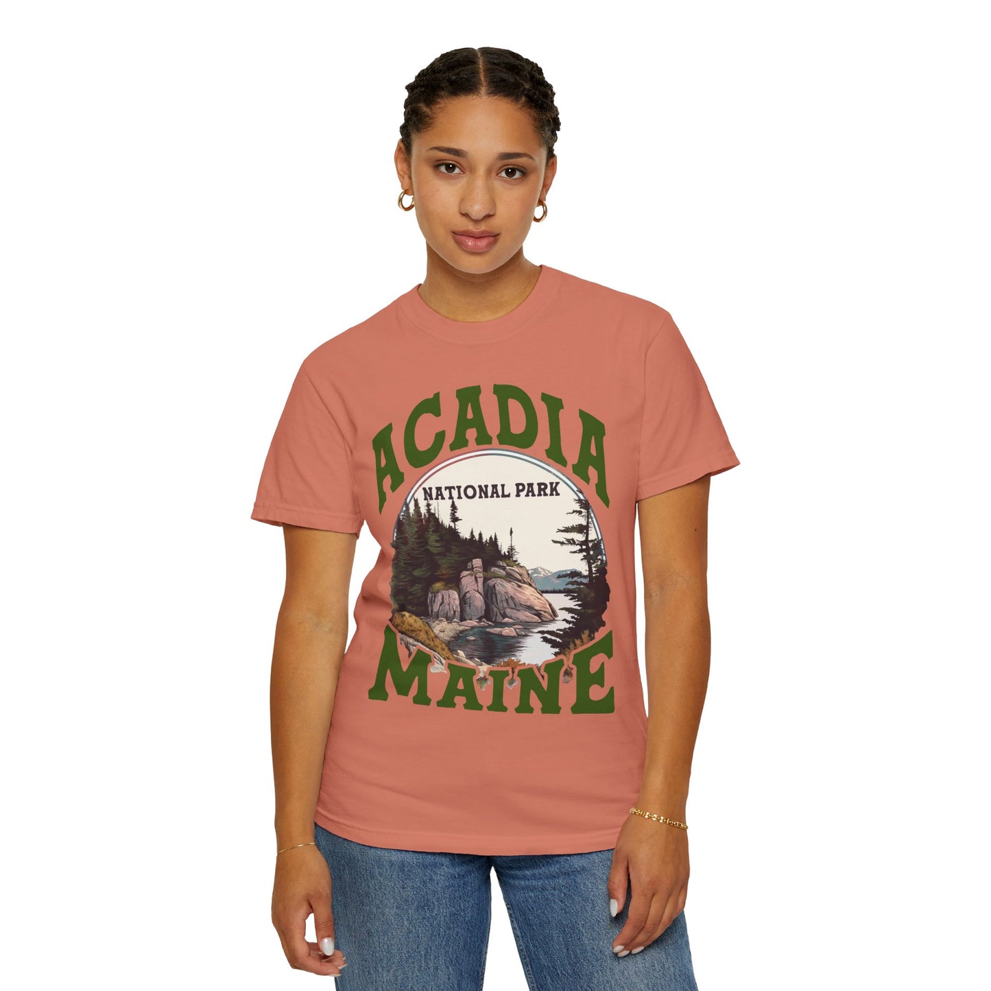 Arcadia National Park, Comfort Colors Soft Relaxed Fit Unisex Garment-Dyed T-shirt