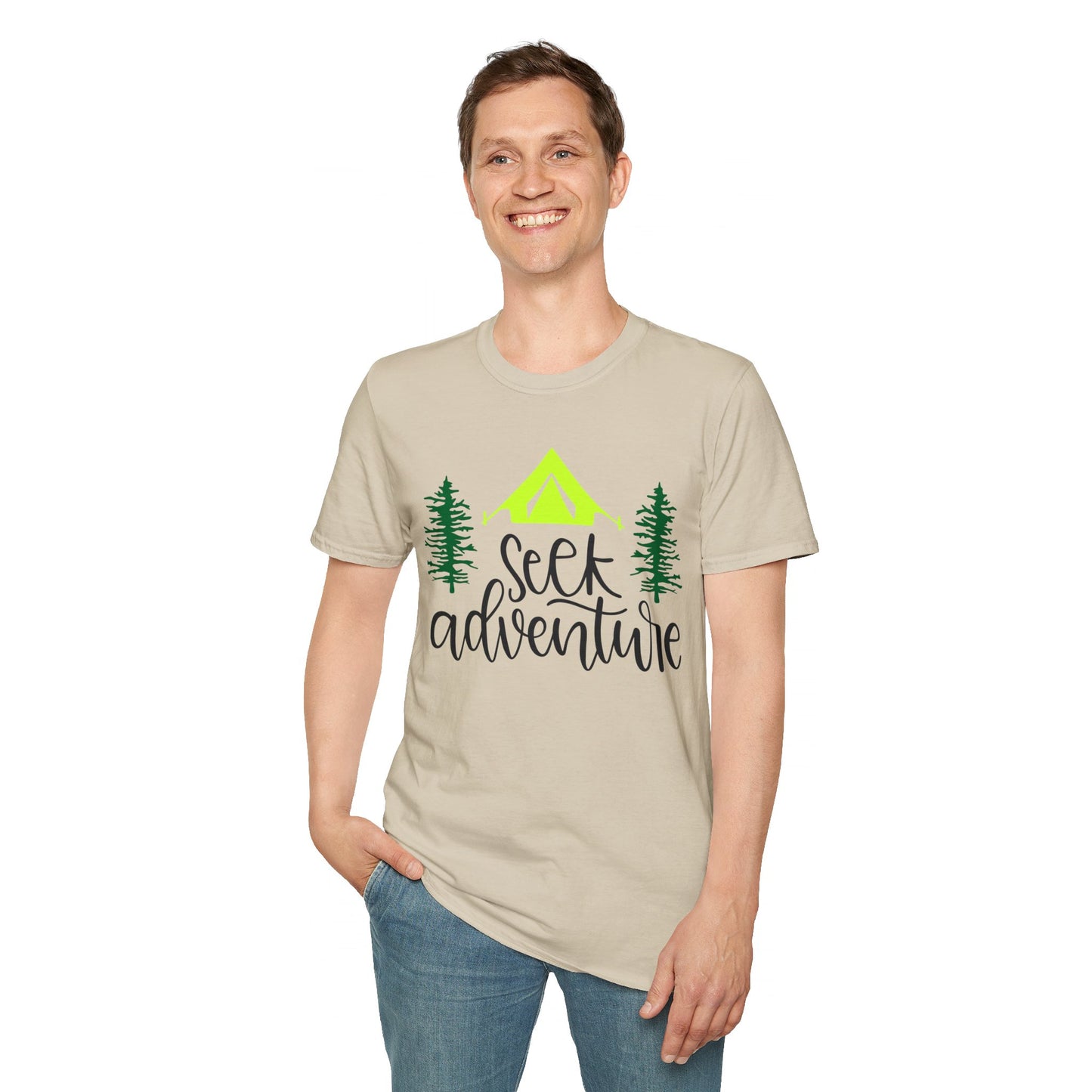 Seek Adventure Unisex Softstyle T-Shirt