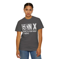 GEN X FUNNY graphic, Raised on Hose Water and Neglect, Retro Comfort Colors 1717, unisex garment-dyed t-shirt, gift for him, gift for her, Birthday gift tee, Vintage Style graphic tee, Fathers Day Shirt