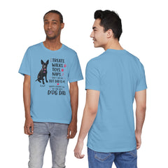 Personalized Dog Dad T‑Shirt — "Treats. Walks. Toys. Naps." Father's Day Gift