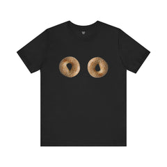 Funny Sexist Bagel Tee - The Bagels Are Hot Come An Get Em Graphic Shirt