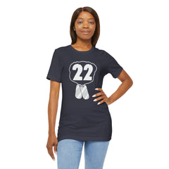 22 Veteran Suicides A Day - Unisex Jersey Short Sleeve Tee