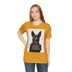 K9 Mugshot Personalized with your Dog T-Shirt