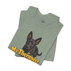 My Therapist Has A Wet Nose Personalized with your dog(s) image T-Shirt