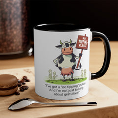 COW TIPPING Awareness - Accent Mugs | Cow Tipping Is Real, Bovine Humor. Gift For Him, Gift For Her, Farm Humor, Cow Fan Gift, Farm Animal