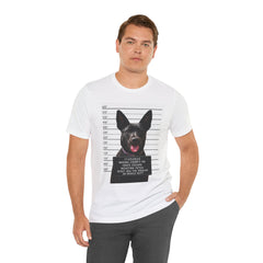 K9 Mugshot Personalized with your Dog T-Shirt