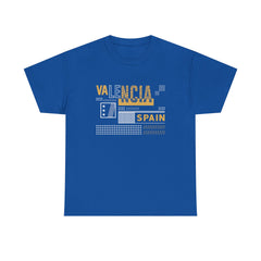 Valencia Spain Cities of The World Series Unisex Heavy Cotton Tee