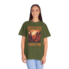 Bryce Canyon National Park Graphic, Comfort Colors Soft Relaxed Fit Unisex Garment-Dyed T-shirt