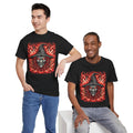 Flaming Fire Witch - Graphic Unisex Heavy Cotton Tee