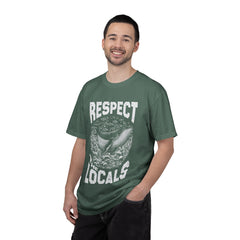 Respect the Locals Whale T-Shirt — Marine Conservation Graphic
