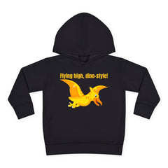 Flying high, dino-style! - Toddler Pullover Fleece Hoodie