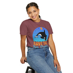 Save The Sea Pandas Comfort Colors Unisex Garment-Dyed T-shirt