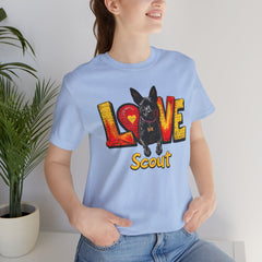 Personalized Love Your Dog T-Shirt — Designed with your dogs name and picture Graphic Tee