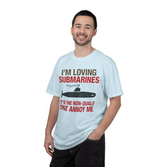 Submarine Lover Nautical Tee, Graphic Submarine Shirt | Summer Casual