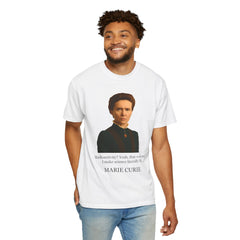 Marie Curie Portrait T‑Shirt — "I Make Science Literally Lit" Science Tee