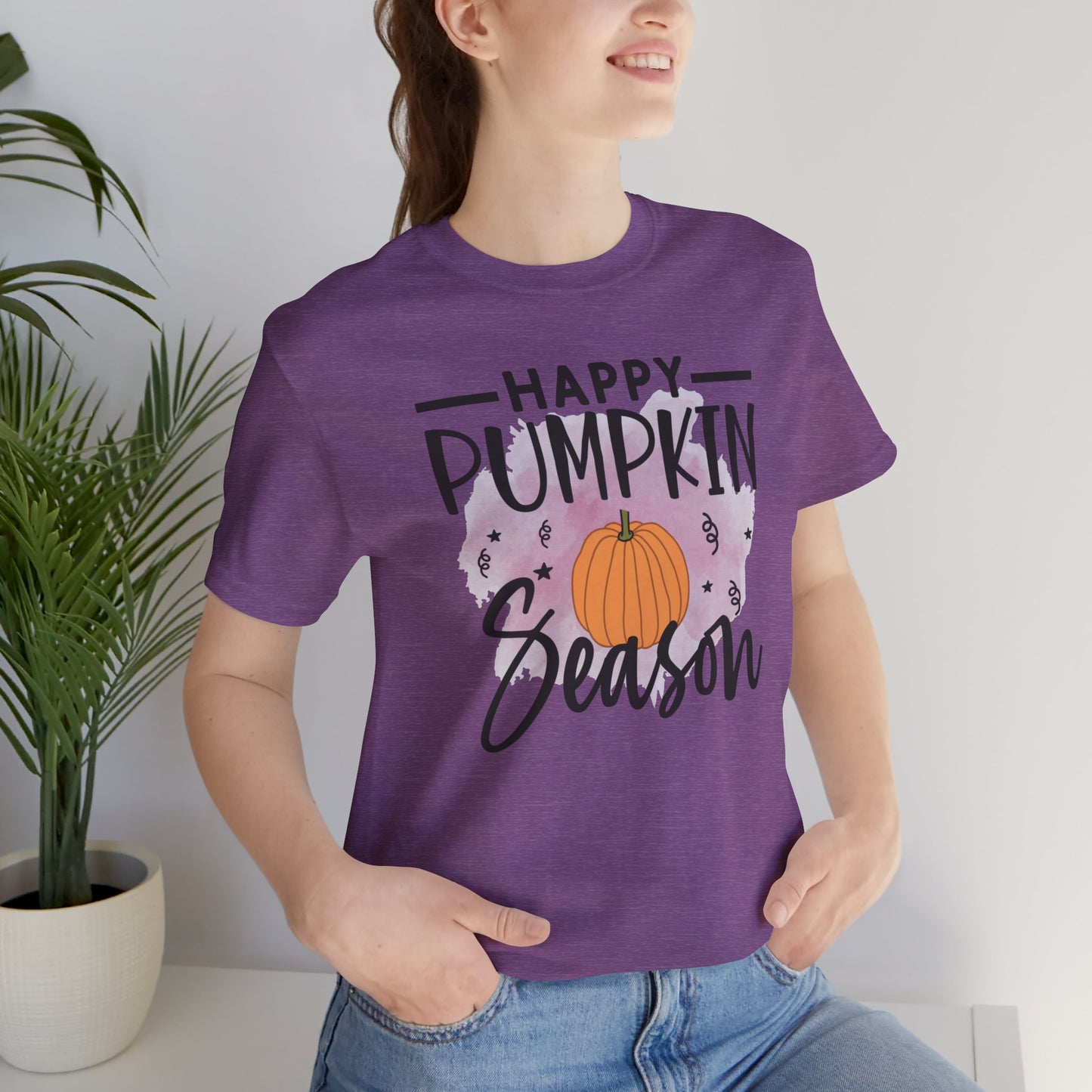 HAPPY PUMPKIN SEASON - Unisex Jersey Short Sleeve Tee