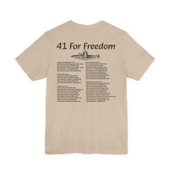 41 For Freedom FBM Fleet Ballistic Missile Submarine Unisex Jersey Short Sleeve Tee