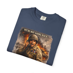 American Heroes Collection No 2 Graphic T-Shirt — “We're Not Going Back” Audie Murphy WWII