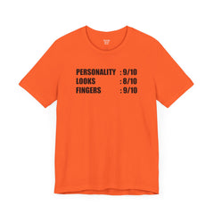 Personality Looks Fingers, Check! - Unisex Jersey Short Sleeve Tee | Amputee Aware,Amputee Humor,Finger Amputee,Gift For Him,Gift For Her