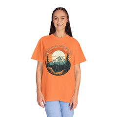 Mount Rainier National Park Graphic, Comfort Colors Soft Relaxed Fit Unisex Garment-Dyed T-shirt