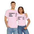 Personality, Looks, Fingers Count - Unisex Heavy Cotton Tee / Prosthetic Humor / One Leg / One Arm / Missing Fingers