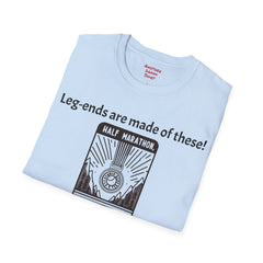 Leg Amputee Humor - Unisex Softstyle T-Shirt / Running a Marathon / One Leg Humor / Awards Medal / Funny Story / One Leg Warrior