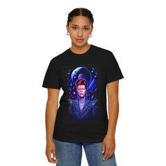 Cosmic Bowie Garment Dyed Unisex T-Shirt