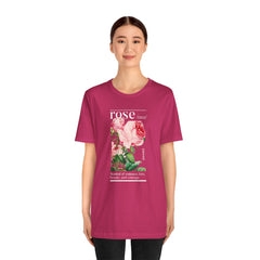 Rose Definition Unisex Tee - Symbol Of Romance, Love, Beauty And Courage