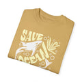 Sharks, Save Ocean Life -  Graphic Unisex Garment-Dyed T-shirt