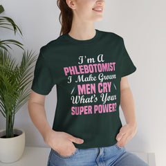 Phlebotomist Humor Tee, Funny Medical Shirt, Nurse Gift, Blood Tech Wear, Cute Phlebotomy Humor, Healthcare Apparel