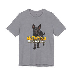 My Therapist Has A Wet Nose Personalized with your dog(s) image T-Shirt