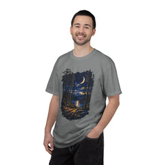 Moonlit Forest T-Shirt – Nature Lover Camping Shirt